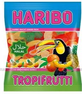 HARIBO TROPIFUTTI (24 X 80g) (HALAL)