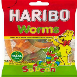 HARIBO WORMS (24 X 80g) (HALAL)